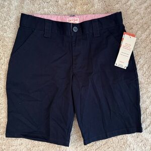Cat & Jack Girls Navy Uniform style shorts NWT size 10